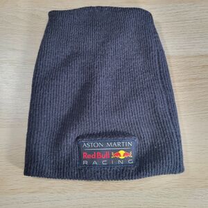 Red Bull Racing Aston Martin Classic Logo Slouchy Beanie Hat Navy Blue Puma